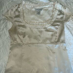 Silk banana republic milkmaid top